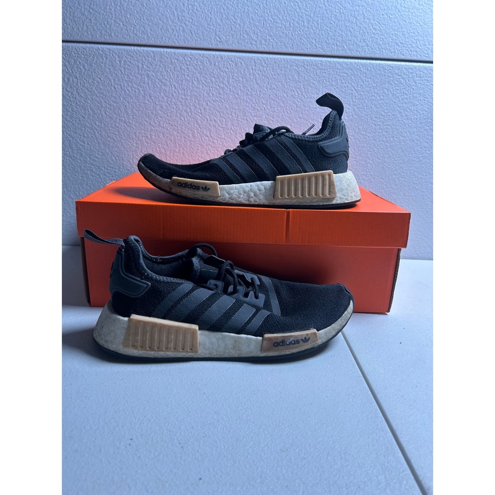 Adidas NMD_R1 Black Tan GZ7997 Size Mens 8 Womens 9.5 #2914